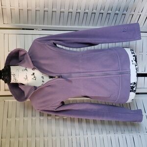 Patagonia purple fleece full zip woman hoodie size XS
